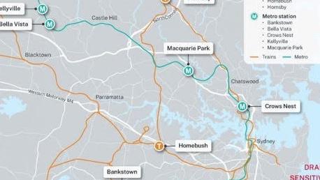 Screenshot of a leaked NSW Planning document revealing areas to be rezoned to allow apartment blocks. Picture: Supplied