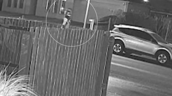 Footage shows a man, alleged to be the driver of a vehicle involved in a brazen hit-run collision in Geelong, walking away from the scene on July 17. Photo: Facebook/Channel 7