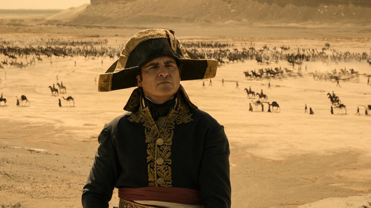 Joaquin Phoenix starred as Napoleon Bonaparte in the Apple Original Film. Picture: Sony Pictures/Apple Original Films