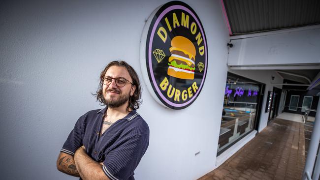 Josh Rivers has announced he’s moving Diamond Burger to Brighton. Picture: Tom Huntley