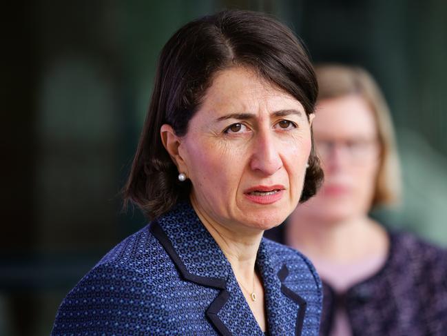 SYDNEY, AUSTRALIA - NewsWire Photos DECEMBER 30, 2020.  NSW Premier Gladys Berejiklian provides a COVID-19 update at St Leonards in Sydney Australia. Picture: NCA NewsWire / Gaye Gerard