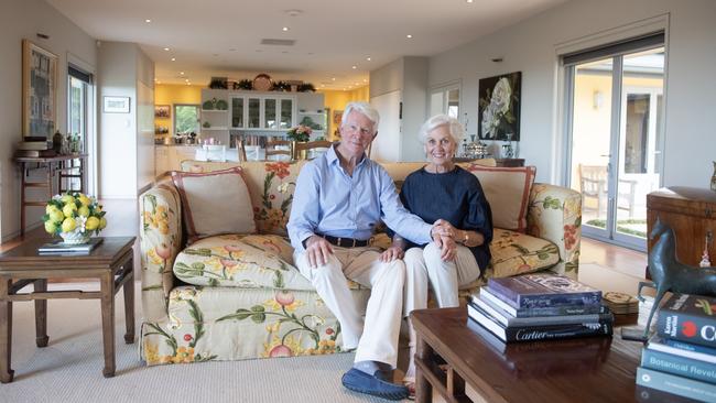 Brendon and Alese Bovill at their Jamberoo home.