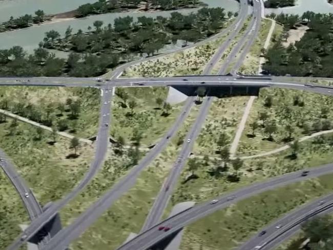 Sunshine Motorway, Mooloolah River Interchange Upgrade (Stage 1), The Australian and Queensland jointly committed $320 million on a 50:50 (federal:state) basis to deliver Stage 1 of the project. Investment ID 2007574 - Supplied Queensland Government