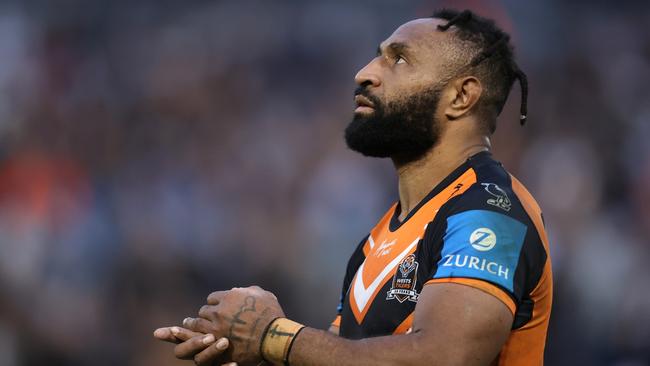 Cameron Munster says former Storm teammate Justin Olam should be an obvious target when the PNG team comes into the NRL in 2028. Picture: Jason McCawley/Getty Images