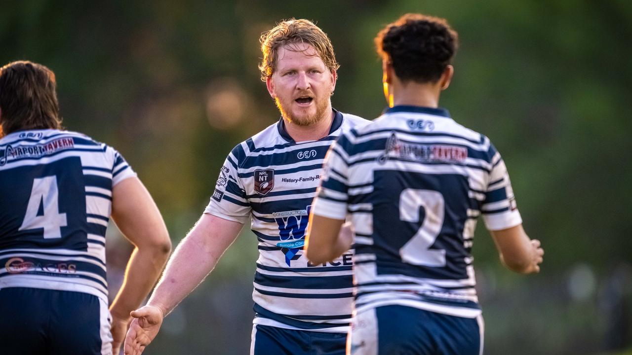 Darwin Brothers' Drew Tobin captained the side against South Darwin. Picture: Patch Clapp / NRL NT