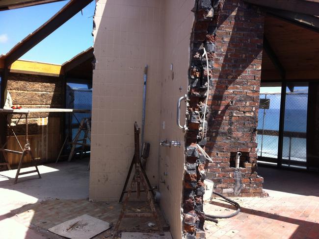 The old bathroom can be seen at the centre of the house. Picture: Supplied