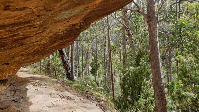 Rock shelter at Saltwater River. Picture: supplied