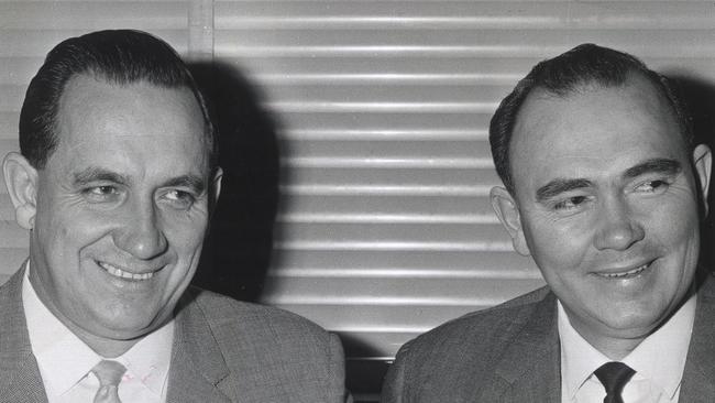 Bob and Jack Ingham in the 1960s.