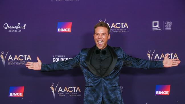 GOLD COAST AUSTRALIA - NewsWire Photos FEBRUARY 10, 2024: Lincoln Lewis arrives on the Red Carpet at the 2024 Aacta Awards at HOTA on the Gold Coast. Picture: NCA NewsWire / Glenn Campbell
