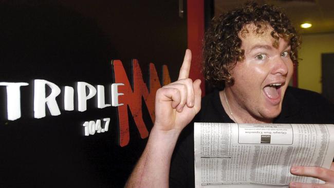 Cosi during his Triple M days. Picture: Martin Jacka