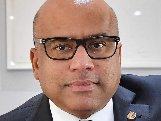 (FILES) In this file photo taken on January 28, 2019 Sanjeev Gupta, head of the GFG (Gupta Family Group) Alliance, poses for a photograph during an interview with AFP in London. - Britain's Serious Fraud Office on Friday launched a probe into steelmaker GFG Alliance, focusing partly on links with its collapsed financier Greensill. (Photo by BEN STANSALL / AFP)