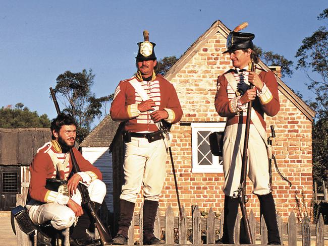 Redcoats of Old Sydney Town at Somersby taken the year closed in 2003.