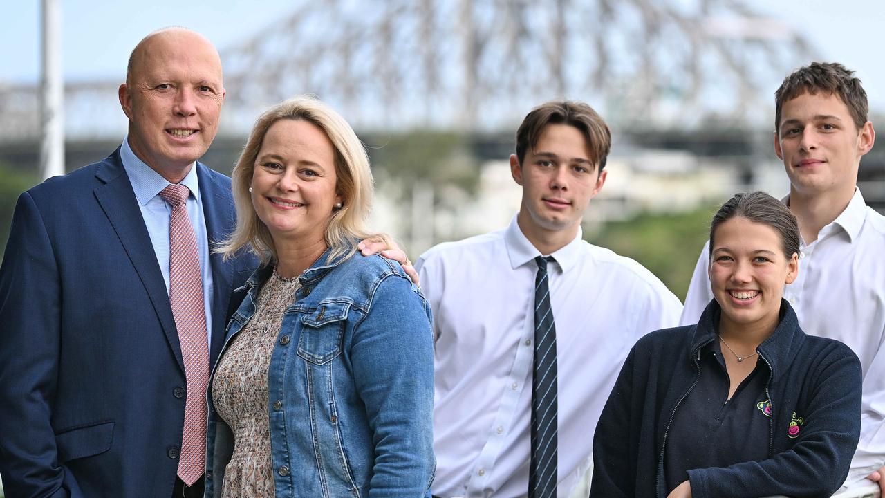 Peter Dutton’s son Tom captured holding a bag containing a white ...