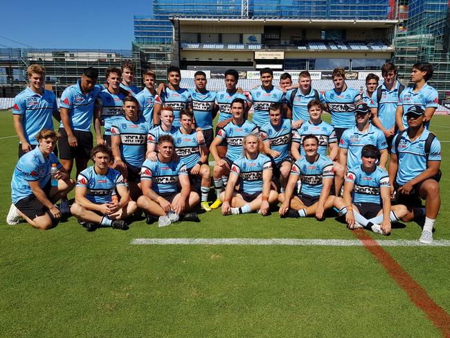 Cronulla Sharks SG Ball team. Picture: Steve Montgomery/Ourfootyteam.com