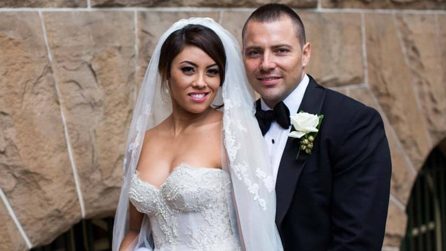 Exiled bikie Marco Coffen and his wife Stepahanie. Marco is now a citizen of Vanuatu.