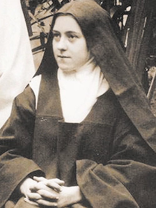 St Therese of Lisieux was a Carmelite nun who lived in France 100 years ago.