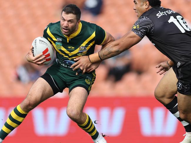 James Tedesco is among the surprise omissions from the Kangaroos squad. (Photo by Phil Walter/Getty Images)