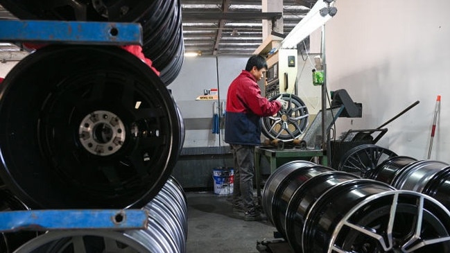 An auto-parts plant in Suqian, China. Picture: Fang Dongxu/Zuma Press