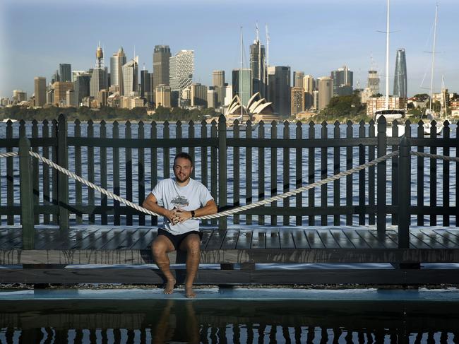 Jack Toohey at McCallum Pool in Cremorne. Picture: John Appleyard