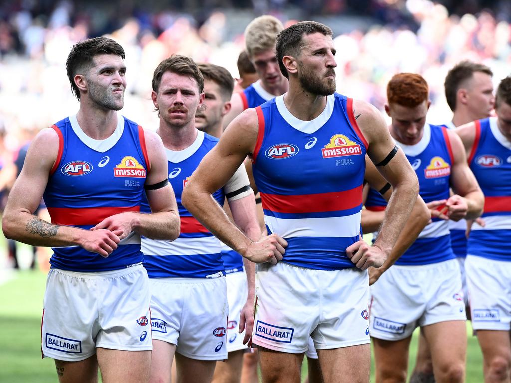 Mick McGuane says Luke Beveridge needs to change things – and fast – if the Dogs are going to get back on top of their game. Picture: Quinn Rooney/Getty Images.