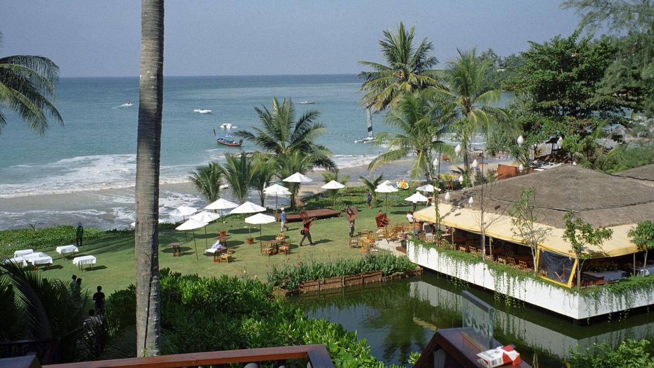 A photo of the beach at Phuket before the tsunami hit. Picture: Joanne Davis.