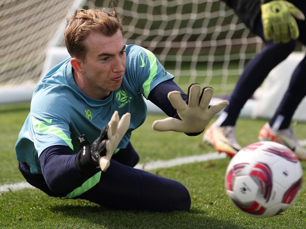 Socceroos goalkeeper Joe Gauci has joined Aaron Villa. Picture: Robert Cianflone/Getty Images