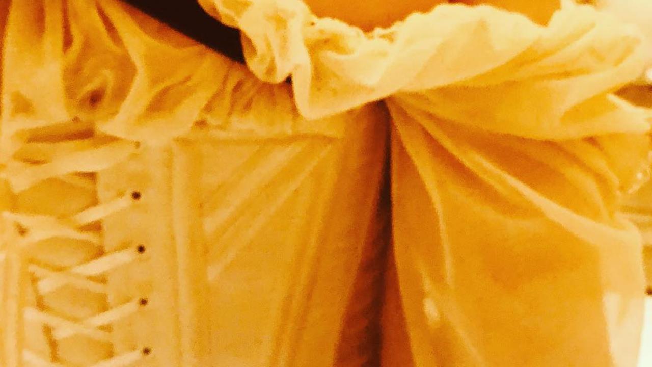 Madonna has shared a sneak peak of her Met Gala outfit on social media. Picture: Instagram.