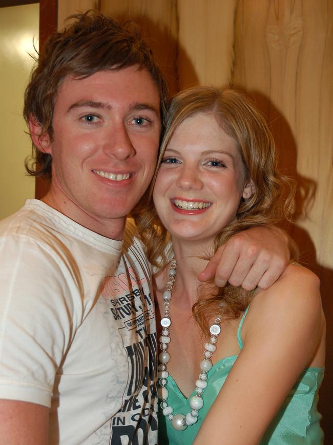 Daniel Gannon and Monique Wright back in 2007.