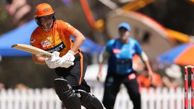 Sophie Devine was outstanding for the Scorchers. Picture: Paul Kane/Getty Images