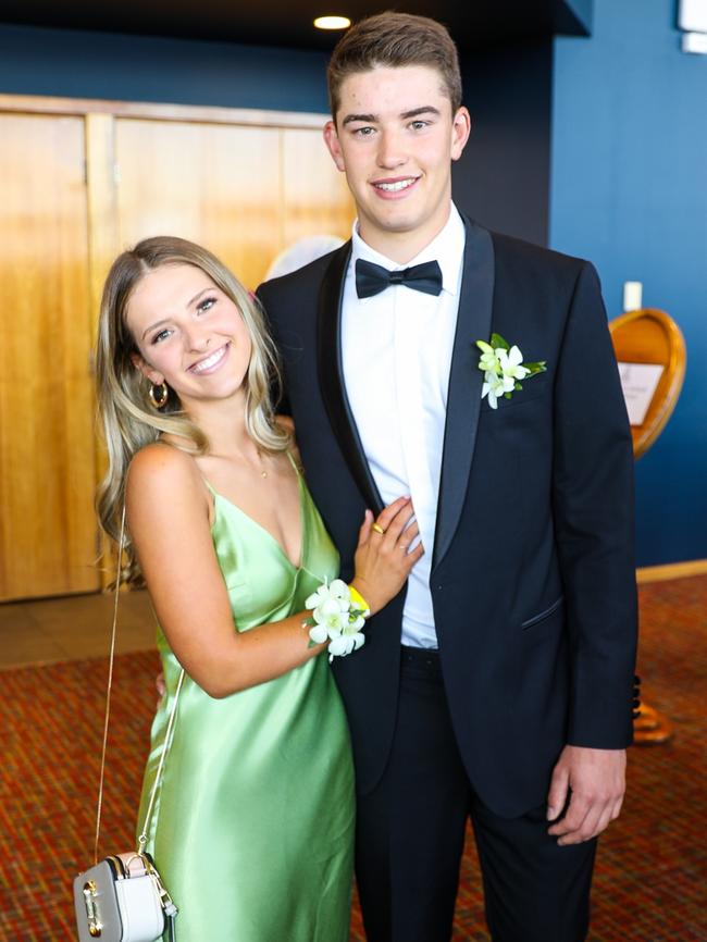 Islay Salmon and Zac Phair at The Hutchins School leavers dinner> Picture: Mireille Merlet