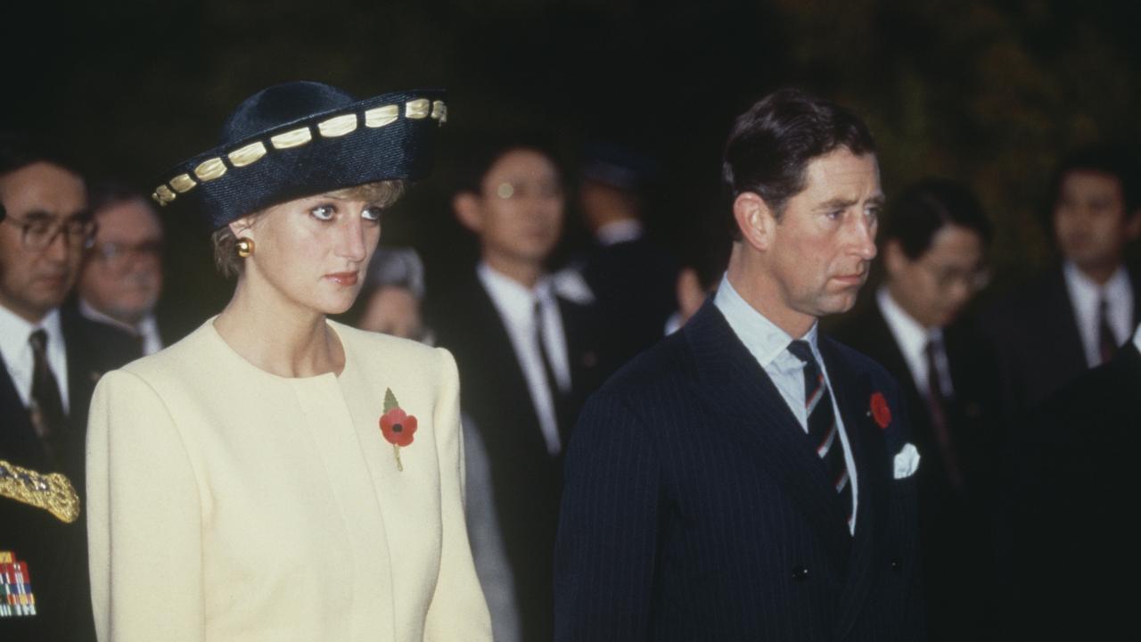 ‘The Glums’: Charles and Diana in South Korea in 1992. Picture: Princess Diana Archive/Getty