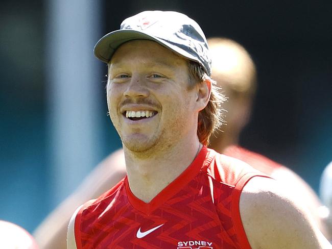 Callum Mills during the Sydney Swans training session at the SCG on September 23, 2024 ahead of this weeks AFL Grand Final against the Brisbane Lions. Photo by Phil Hillyard(Image Supplied for Editorial Use only - **NO ON SALES** - Â©Phil Hillyard )