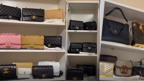 Fifty designer handbags worth an estimated $250,000 were stolen from a home in Blackburn on August 3. Picture: Victoria Police