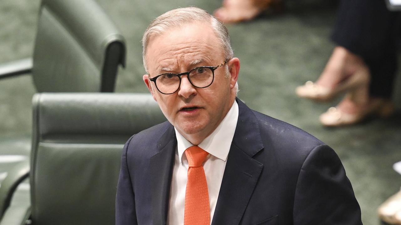 CANBERRA, AUSTRALIA, NewsWire Photos. MARCH 20, 2024: Prime Minister Anthony Albanese during Question Time at Parliament House in Canberra. Picture: NCA NewsWire / Martin Ollman