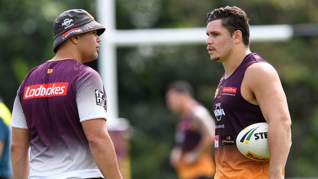 Seibold and Roberts didn’t see eye-to-eye. Photo: AAP Image/Darren England