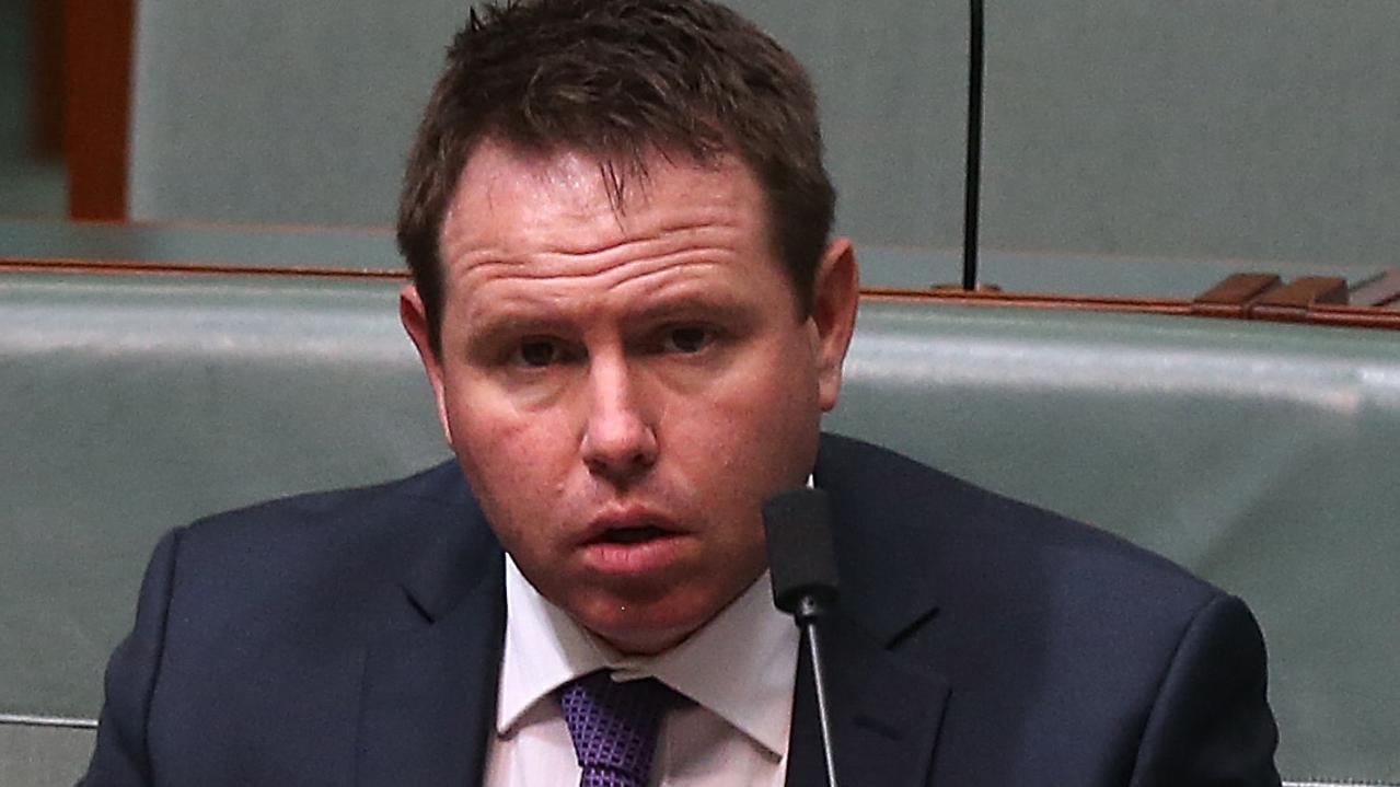 Andrew Broad in Question Time in the House of Representatives Chamber at Parliament House in Canberra. Picture: Kym Smith