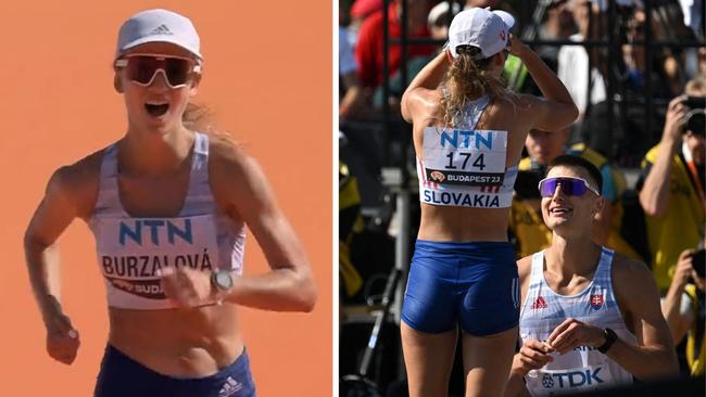 Neither got a medal but they still came away with a prize. Photo: AFP