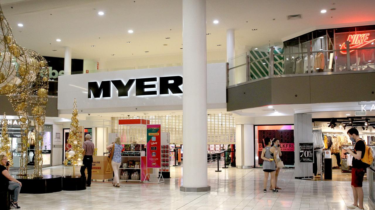 Myer has had a sudden surge in customers, posting record profits. Picture: Dean Martin/Newswire