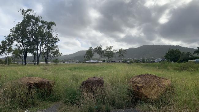 River Rose Drive from the end of the Bunnings side. The land in between is to be transformed for a road through to the housing estate.