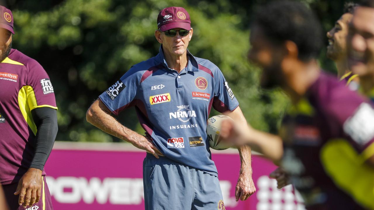 Finding the successor to Wayne Bennett as coach of the Broncos shapes as one of the club’s toughest challenges in the next 18 months. Photo: Glenn Hunt
