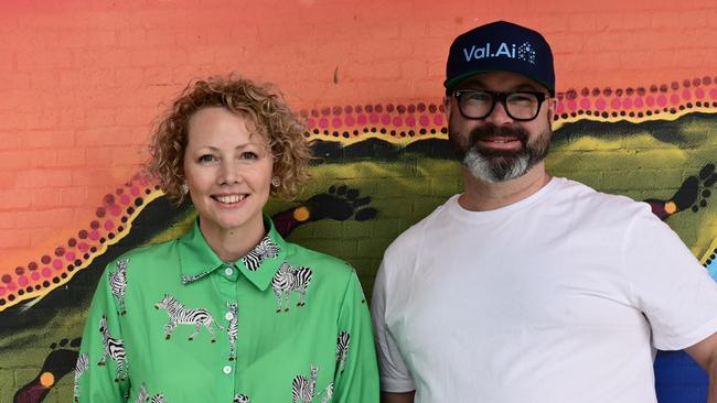 Val. Ai co-founders Allys Todd and Tom Reed. Picture: Supplied