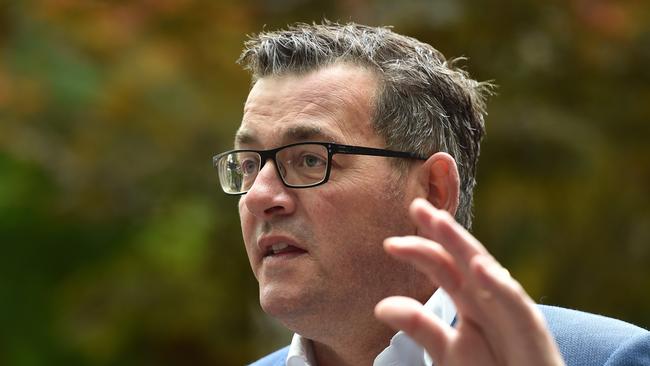 Premier Daniel Andrews says he won’t bow to pressure to rush bail legislation through parliament. Picture: Nicki Connolly