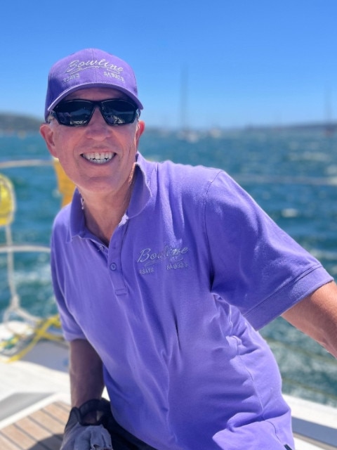 Nick Smith, 65, was tragically killed at about 2am while racing on Royal South Australian Yacht Squadron's boat, Bowline, on Friday. Picture: Bowline