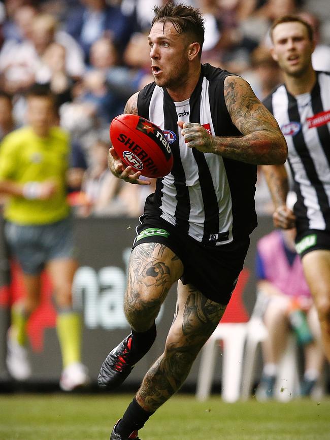 Former Collingwood star Dane Swan during his prime. Picture: Wayne Ludbey