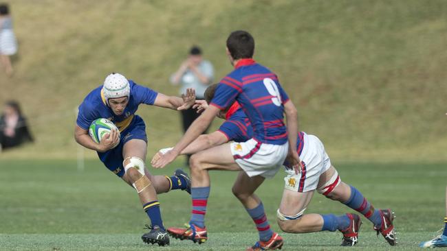 Nathan Carroll, Grammar. O'Callaghan Cup, Downlands vs TGS. Saturday, 9th Sep, 2017.