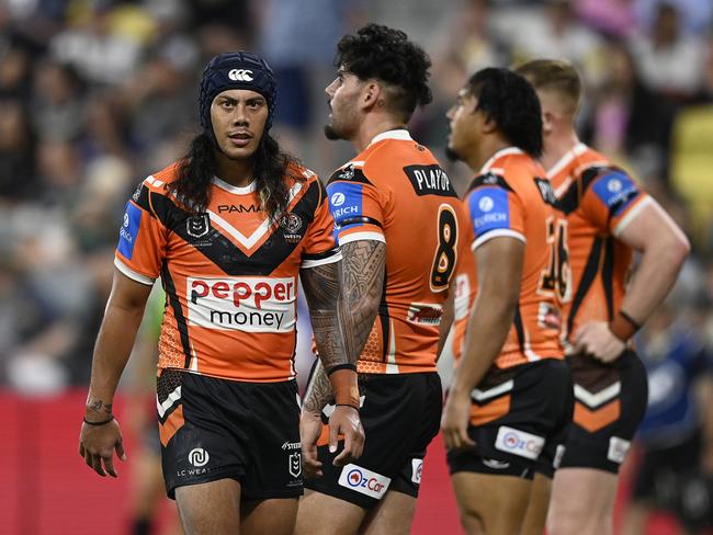 The Wests Tigers have now suffered three straight losses. Picture: Getty Images