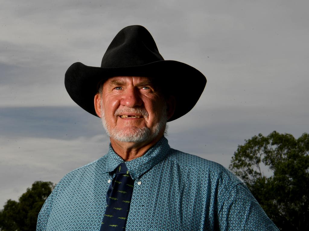 Burke Shire Mayor Ernie Camp has major fears for his community ahead of a looming triple whammy of weather threats. Picture: Evan Morgan