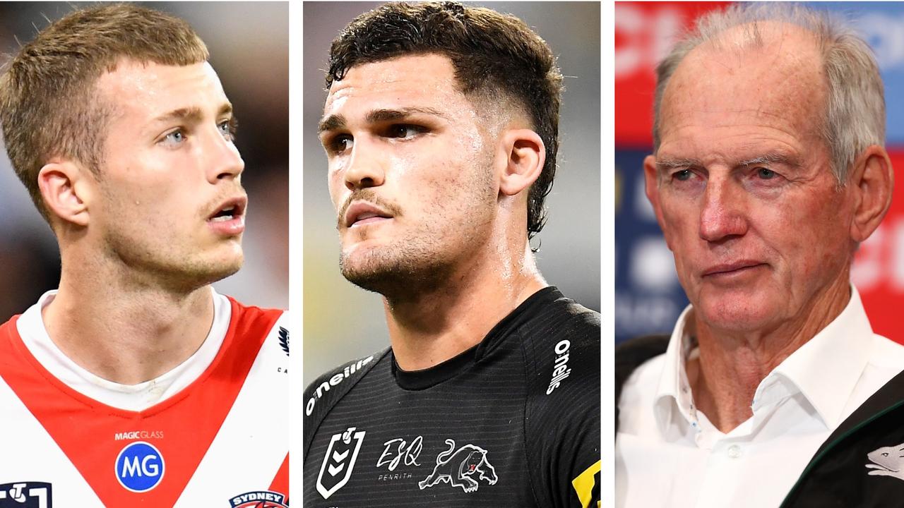 Sam Walker, Nathan Cleary and Wayne Bennett.
