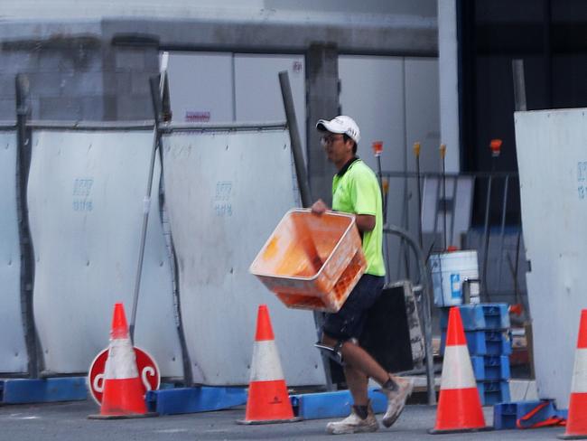 Condev building site at Cannes Waterfront, Surfers Paradise.Picture: NIGEL HALLETT