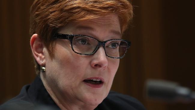 Foreign Minister Marise Payne. Picture: Kym Smith